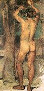 Marees, Hans von Youth Picking Oranges oil painting